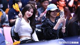 ▲PLG總冠軍賽G2，全恩菲到場觀賽。（圖／記者劉彥池攝影）