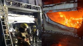 台南市,永康區,車庫,民宅,鐵門,火警,屋主,送醫,電動車,火災▲圖片描述。（圖／翻攝畫面）