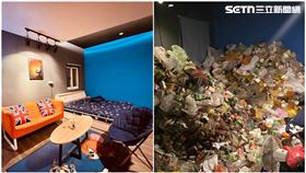 租屋蟑螂,惡房客,垃圾山,垃圾場,套房,認賠,房東,台中（圖／翻攝畫面）