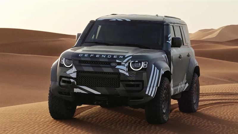 Land Rover Defender Octa拉力賽車。(圖/翻攝Land Rover)