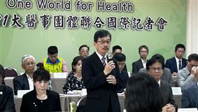 施金水表示，此次行動團將利用各種場合與各大國際組織、重要國家會面，至少40國以上。（圖／記者簡浩正攝影）