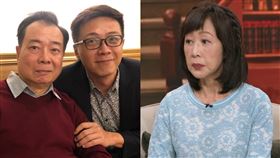 廖峻、廖錦德、粘嫦鈺。（圖／翻攝自廖錦德臉書、《娛樂頭版頭》YouTube）