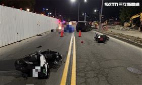 高雄三民區今（10）日凌晨發生一起死亡車禍。（圖／翻攝畫面）