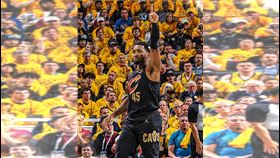 克里夫蘭一哥米契爾（Donovan Mitchell）再轟破40分，全場繳出43分9籃板5助攻，連兩戰繳出至少40分。（圖／翻攝自X平台 @NBA）
