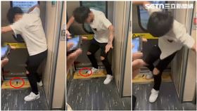 台鐵,列車,喪屍煙彈,吸毒,起乩,顫抖,自強號（圖／民眾授權提供）