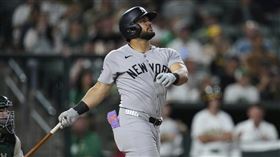 ▲多明奎茲（Jasson Dominguez）生涯首次單場3轟。（圖／美聯社／達志影像）