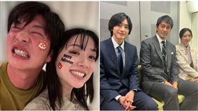 日本新生代國民女星永野芽郁遭爆料不倫已婚男星田中圭，連到影響到她近期正在播出中的新劇《新聞主播》。（圖／翻攝X）

