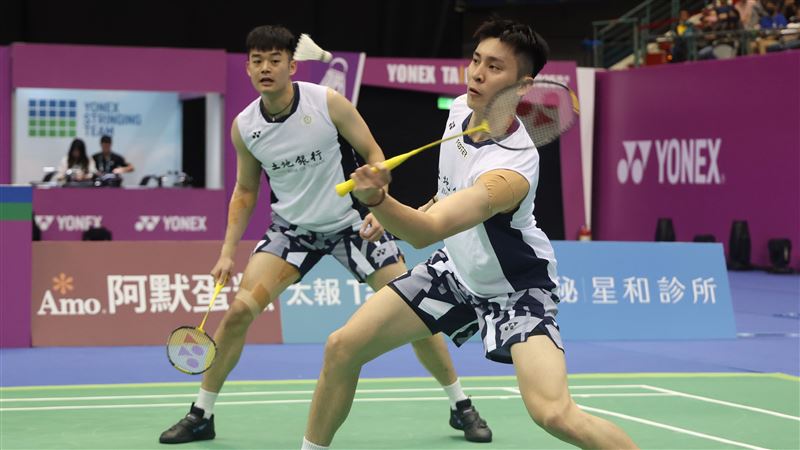 王齊麟、邱相榤在台北公開賽,迎來合拍後首度晉級冠軍賽。(圖/中華羽協提供)
