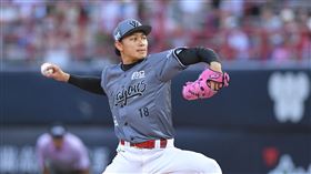 ▲徐若熙生涯首次投球數達百球。（圖／味全龍提供） 