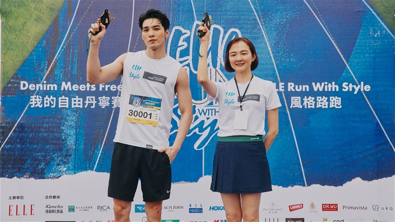 ELLE RUN with Style路跑,藝人黃偉晉擔任鳴槍大使。(圖/享動行銷工作室提供)