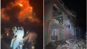 印度發動「辛杜爾行動」軍事攻擊，巴基斯坦遭襲擊、建築物受損。（圖／翻攝自X@RShivshankar）