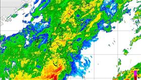 氣象署在今（11）09:45發布豪雨特報。（圖／翻攝自氣象署）