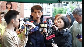 ▲黃國昌堵訪。（圖／翻攝畫面）