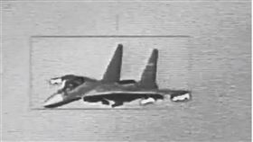 中國解放軍殲-16戰機畫面。（資料照；國防部提供）