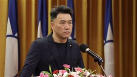 ▲朱立倫主席出席基隆市黨部主任委員林沛祥佈達典禮。（圖／國民黨提供）