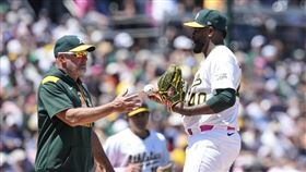 ▲塞維里諾（Luis Severino）對前東家洋基4局掉8分。（圖／美聯社／達志影像）