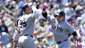 ▲萊斯（Ben Rice）敲出洋基近5場比賽第3支全壘打。（圖／美聯社／達志影像）