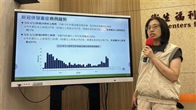 李佳琳說明新冠疫情。（圖／記者簡浩正攝影）