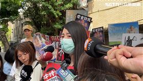 ▲「剴剴媽媽」成員認為劉若琳只判18年徒刑太輕。（圖／記者楊忠翰攝影）