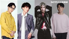 金曲入圍名單預測，左起方大同、林宥嘉、J.Sheon、李榮浩。（圖／資料照）
