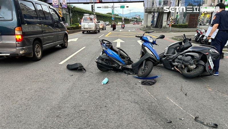 新北環河東路3機車對撞　七旬翁送醫不治