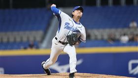 ▲李東洺繳出6.1局好投。（圖／富邦悍將提供） 