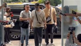 涉案藝人阿虎稍早落網。（圖／翻攝畫面）