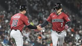 ▲卡洛爾（Corbin Carroll）炸裂本季第14轟。（圖／美聯社／達志影像）