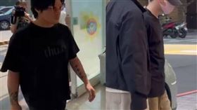 ▲李銓（左）、黃博石找來閃兵集團製作假病歷逃兵，疑假冒「心血管問題」價碼曝光。（圖／翻攝畫面）