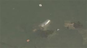 日本自衛隊練習機「雷達光點消失」，疑墜水庫傷亡不明。（圖／翻攝自X）