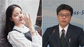 台灣藝人配合中共轉貼圖卡　邱垂正：歐陽娜娜是「重要查核對象」（組合圖／資料照,翻攝自歐陽娜娜IG）