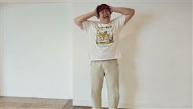 哈孝遠因為太高所以沒有當兵。（圖／記者蔡維歆攝影）