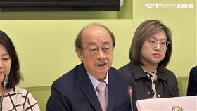 ▲柯建銘出席黨團記者會。（圖／記者詹宜庭攝影）
