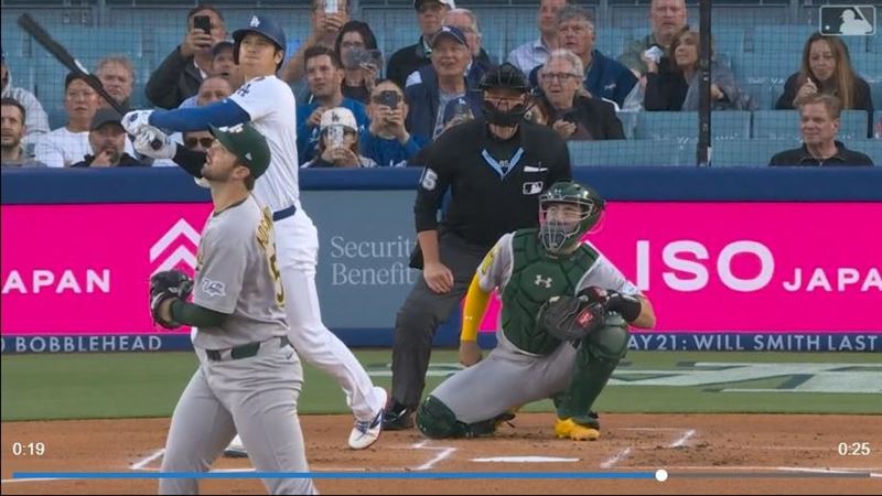 大谷翔平敲出大聯盟生涯第15支「首局首打席」全壘打。（圖／翻攝自MLB官網）