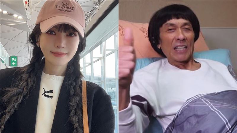 謝金燕（左）父親豬哥亮（右）病逝8年。（圖／翻攝自謝金燕臉書、豬哥亮追思影片）