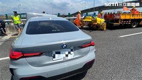 國道,國3,車禍,緩撞車,BMW,輔助駕駛,ACC（圖／翻攝畫面）