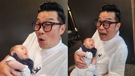 馬力歐的兒子已經兩個月大，模樣越來越可愛。（圖／翻攝自臉書）