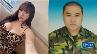 黃小愛迷彩服照曝！喊：我很娘但當一年兵