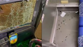 國光客運凌晨從桃機發車時，發生自撞車禍。（圖／翻攝自「爆料公社」臉書社團）