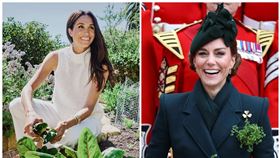 凱特王妃（右）與梅根（左）不合。（翻攝princeandprincessofwales IG、meghan IG）