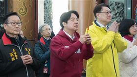 總統賴清德昔參拜萬里忠福宮（圖／總統府提供）