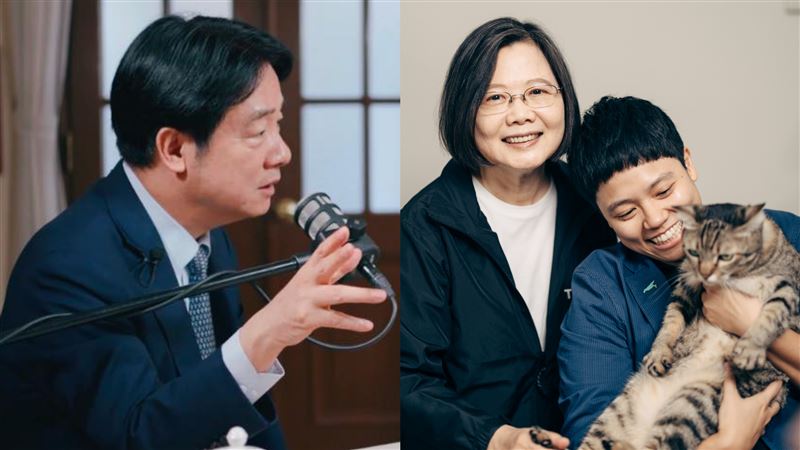 才找蔡英文蕭美琴證婚　同框賴清德驚呆網