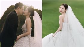 汪小菲、Mandy。（圖／翻攝自「時尚新娘官方」微博）