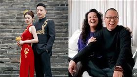 張蘭緋聞男友現身汪小菲婚禮。（圖／翻攝自微博、「吃瓜少女張小寒」百度）