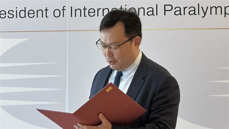 教育部體育署鄭世忠署長親臨觀禮，以表推崇。（圖／記者蔡厚瑄攝影）