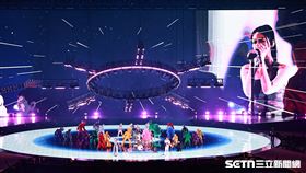 ▲世壯運開幕式，文化節目三【宇宙派對】告五人演唱。（圖／記者劉彥池攝影）