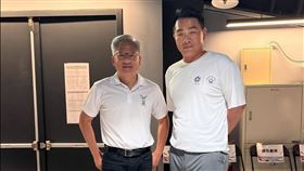 ▲彭政閔分別與黃仁勳、張艾嘉、林郁婷、林友茂合照。（圖／翻攝自彭政閔Threads）

