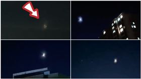 ▲中國新疆驚傳「多地出現不明飛行物」。（圖／翻攝自微博）

