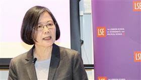 ▲蔡英文回母校倫敦政經學院LSE發表演說。（圖／翻攝自蔡英文臉書）