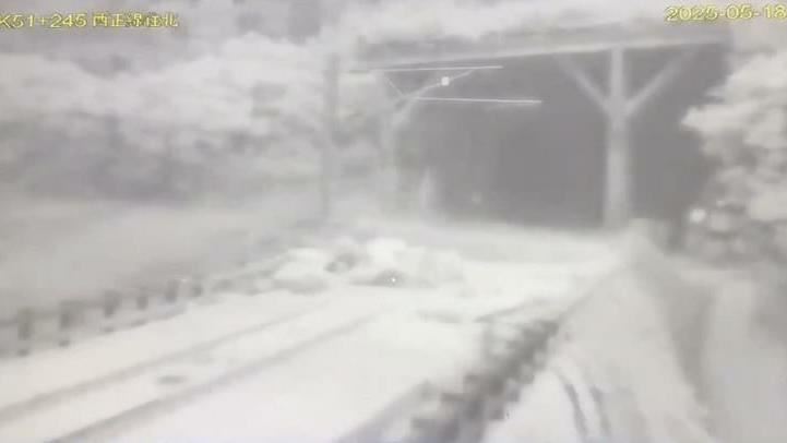 大水淹橋畫面曝！和仁＝崇德間雙向中斷